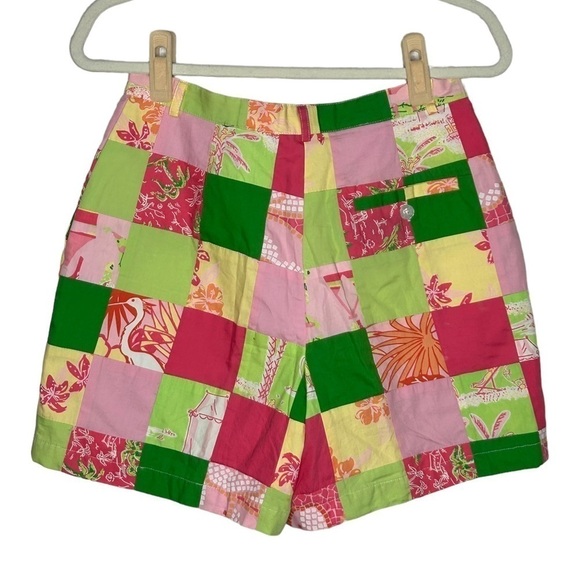Lilly Pulitzer Colorful Patchwork Shorts - Picture 4 of 13
